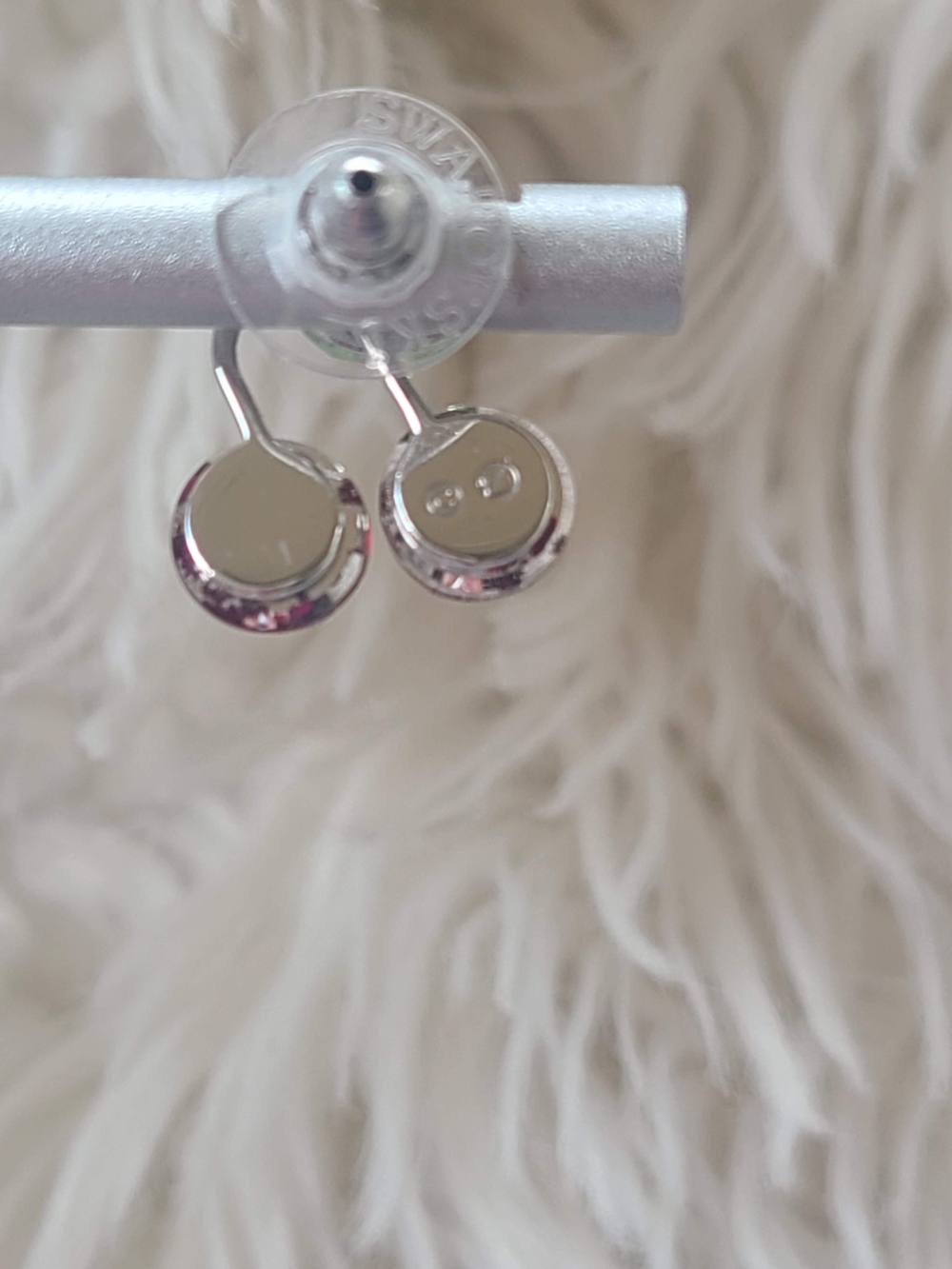 Swarovski Crystal Cherry Post Earrings - Good Condition - Picture 6 of 10